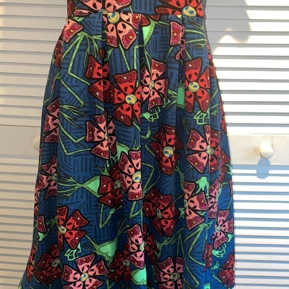 LuLaRoe Amelia Disney Nightmare Before Christmas Dress - Picture 6 of 8